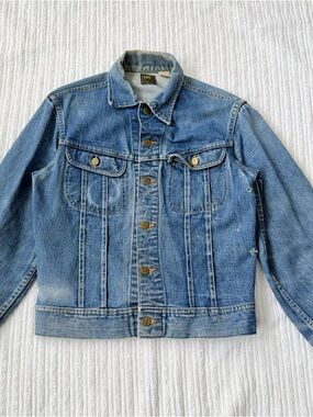 Vintage Lee Sanforized Type 2 Denim Jean Jacket